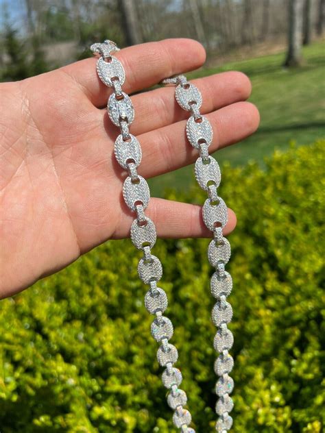 30 12mm gucci silver chain 925|gucci chain chain necklace.